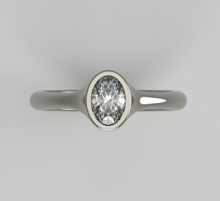 Beta Oval Ring